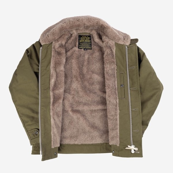 IHM-35-ODG Whipcord N1 Deck Jacket Olive Drab Green - 2