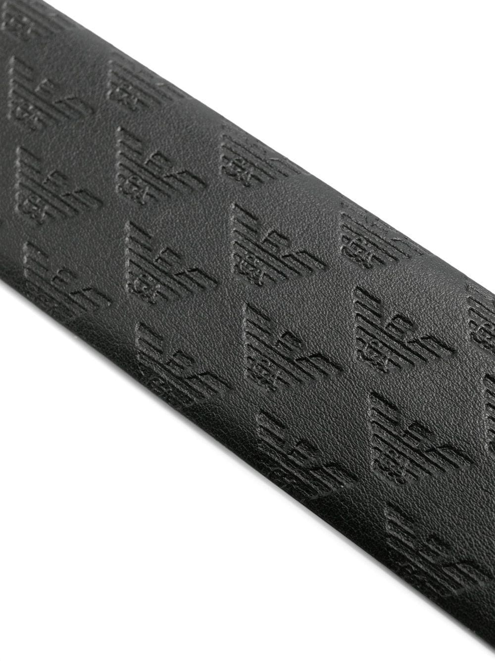 logo embossed belt - 2
