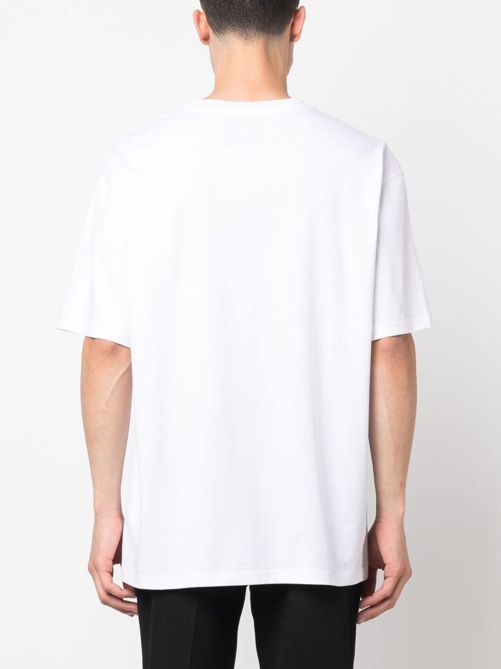 embroidered-logo cotton T-shirt - 4