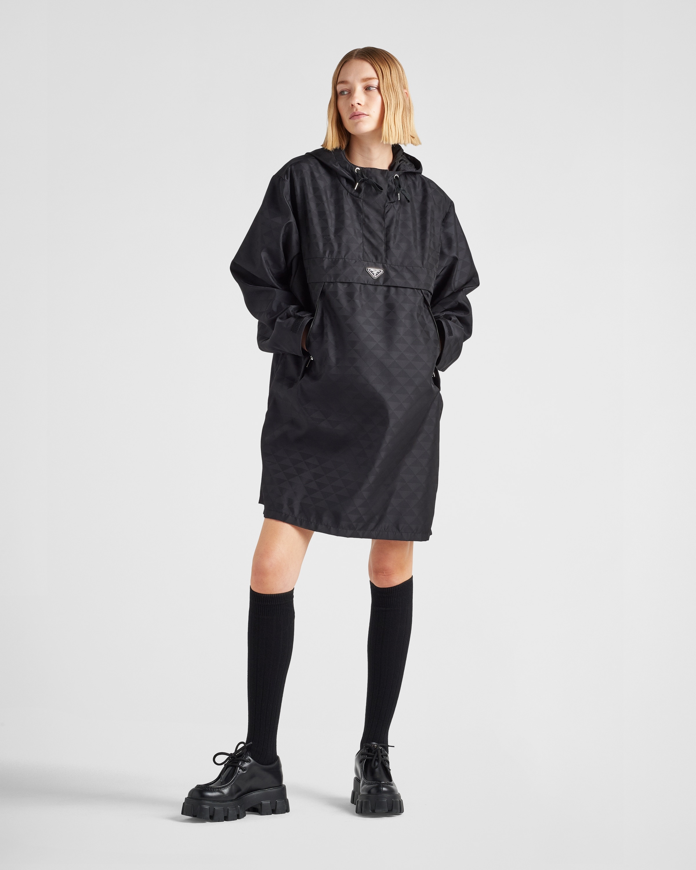 Printed Re-Nylon raincoat - 2