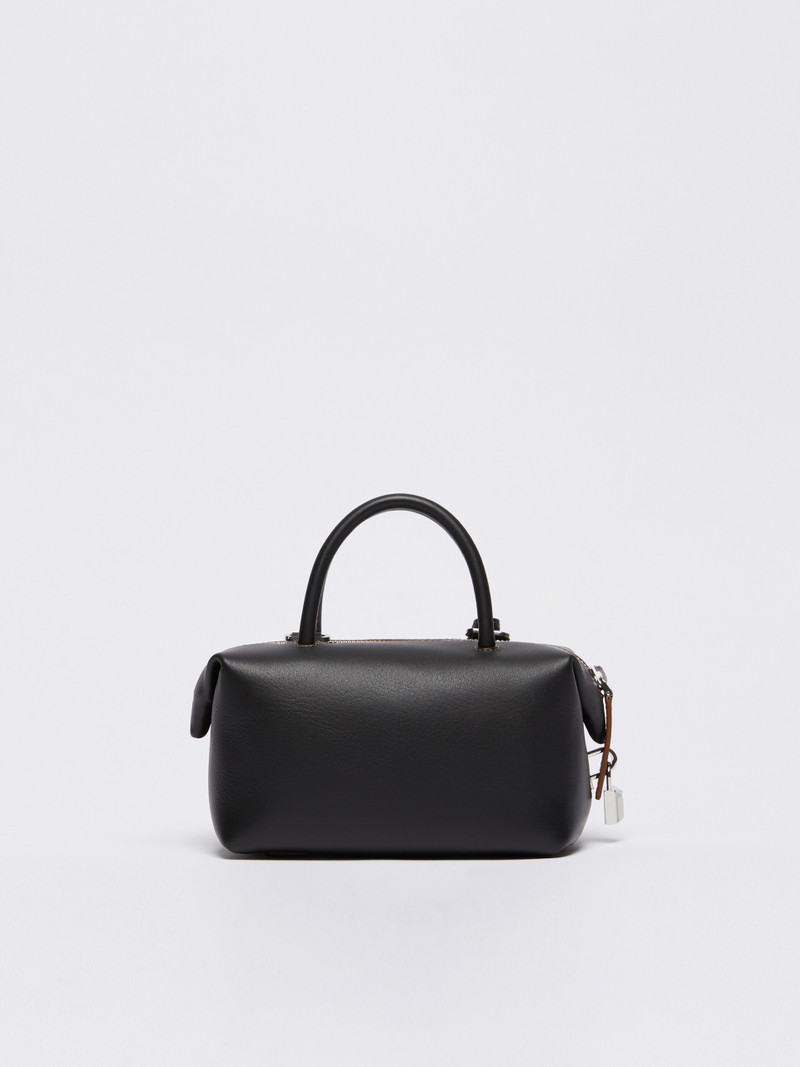 HOLDALLS Small natural leather bowler bag 3