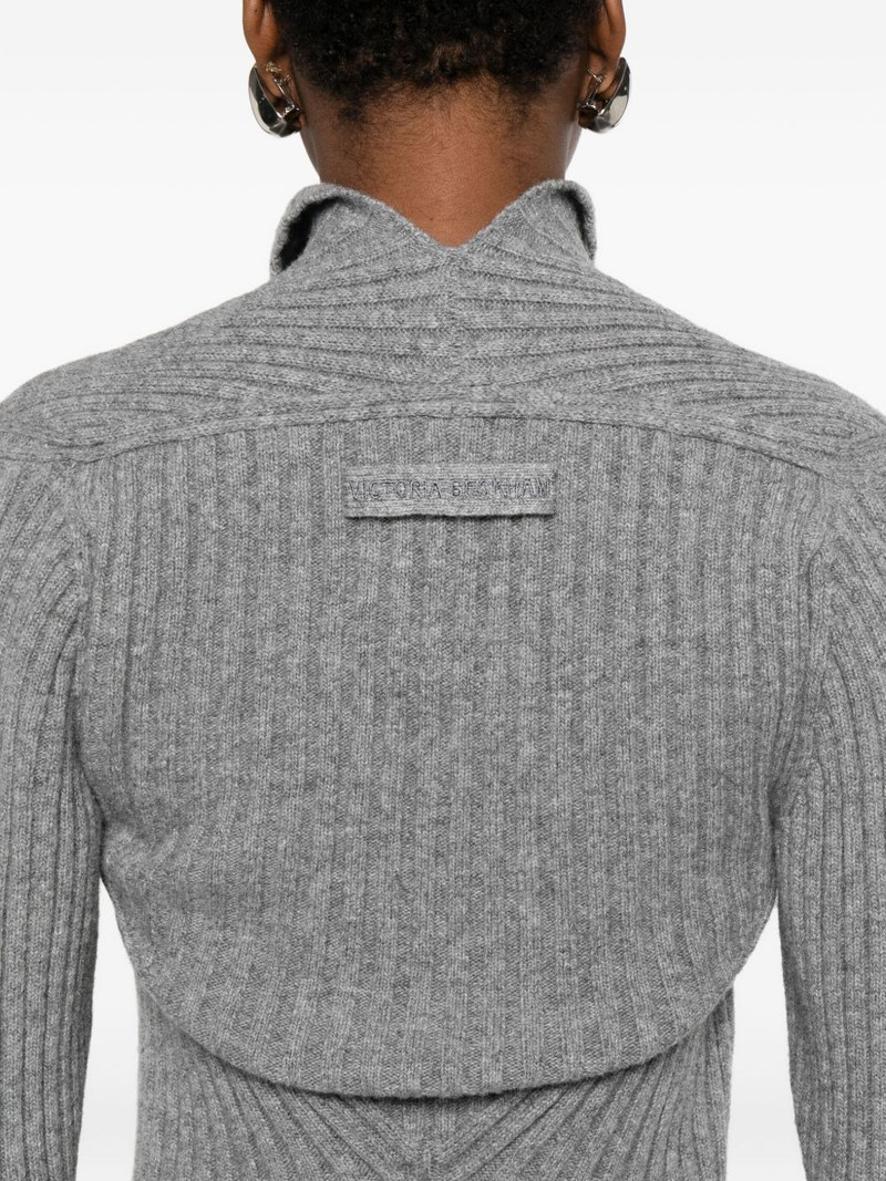 ribbed roll-neck sweater 5