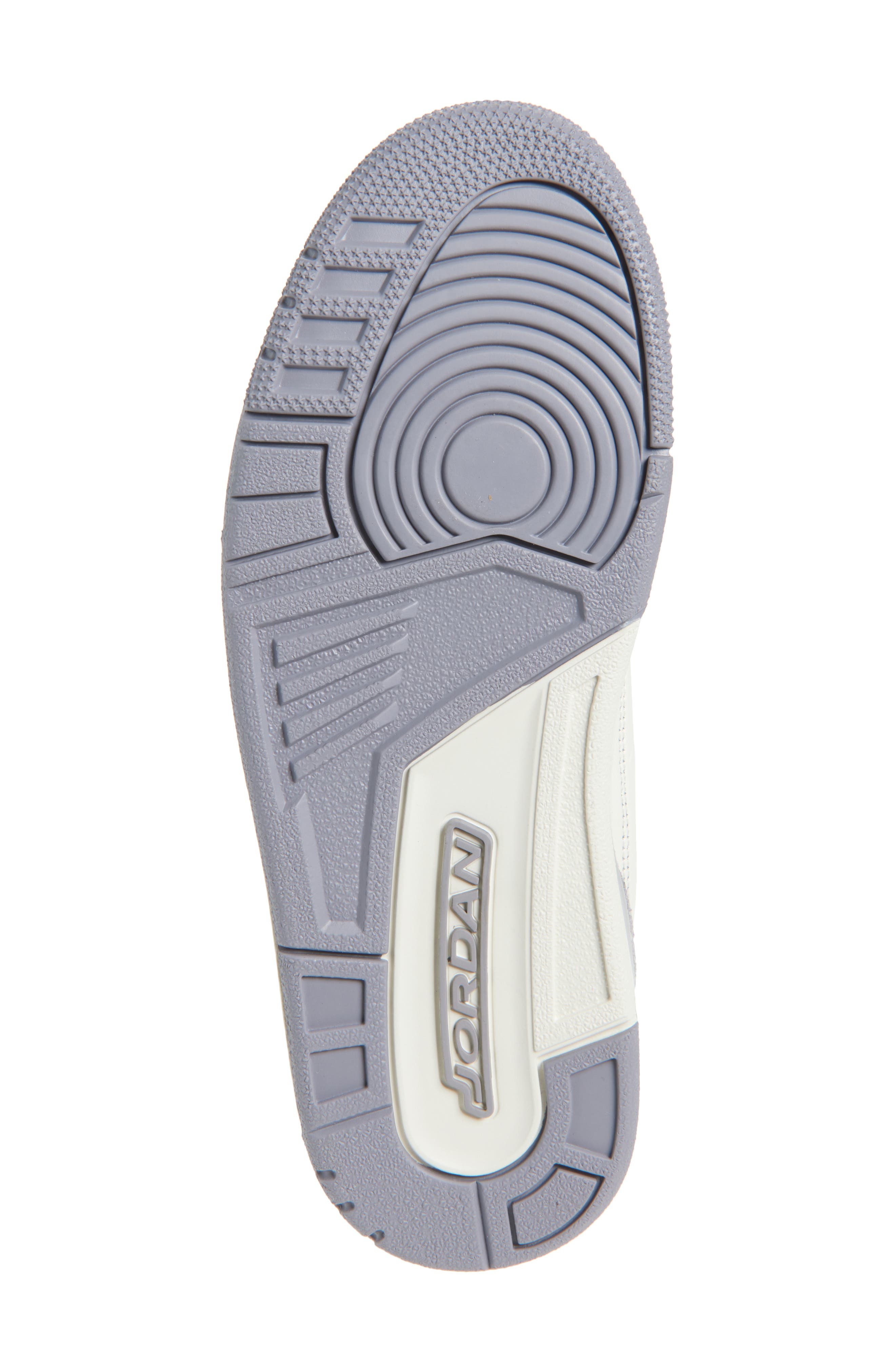 Air Jordan 3 Retro Basketball Sneaker in Sail/Cement Grey/Silver at Nordstrom - 6