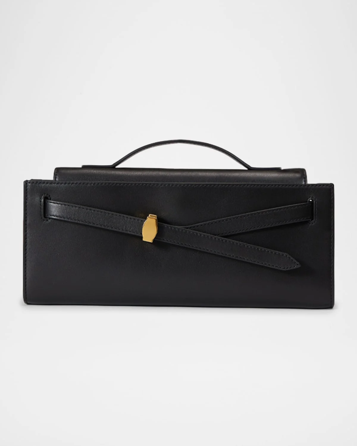 Dash Belted Leather Clutch Bag - 1