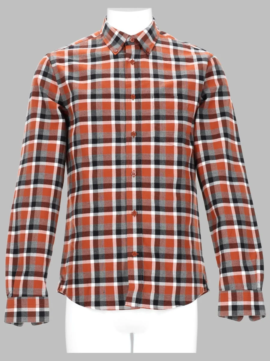 Acne Studios Cotton Check Shirt — Multicolor - 1