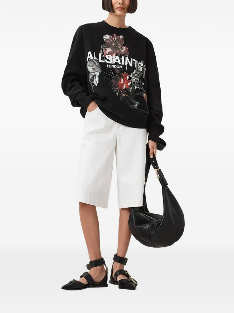ALLSAINTS Ania Etta floral sweatshirt outlook