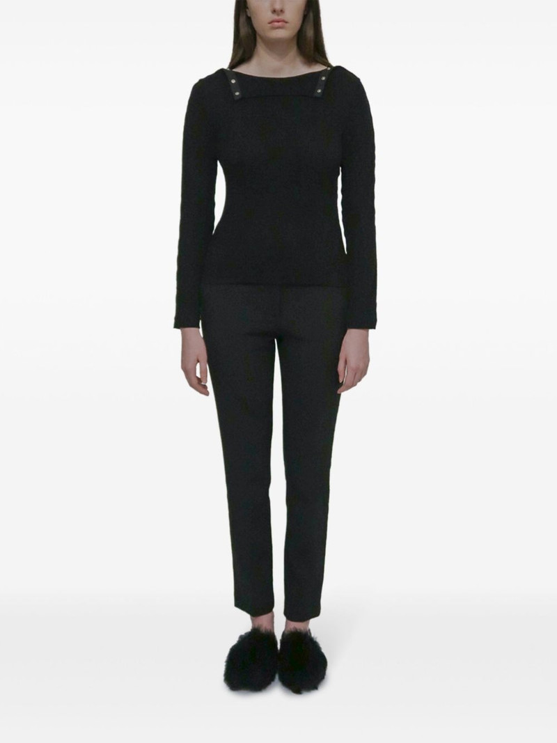 ROSETTA GETTY snap turtleneck top outlook