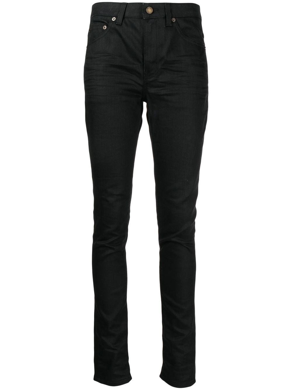 mid-rise skinny jeans - 1