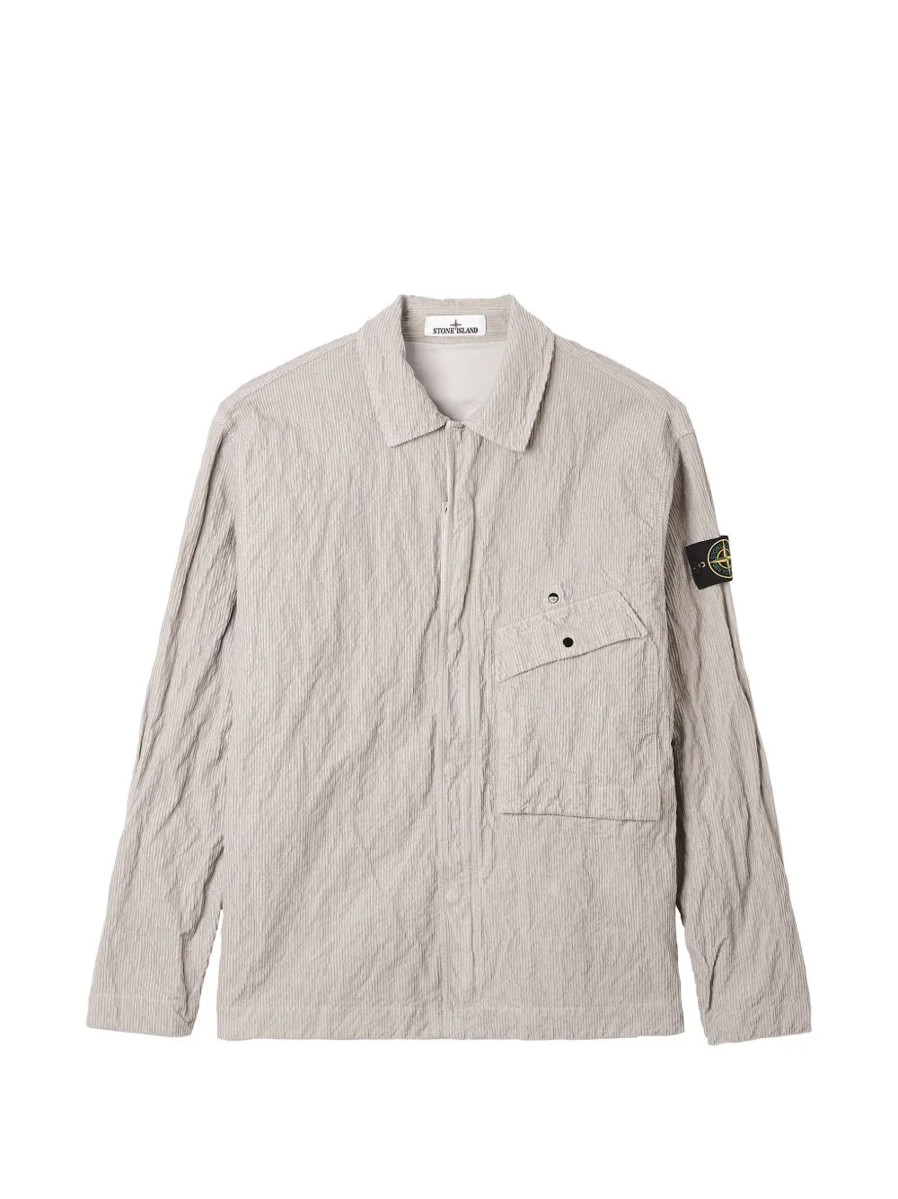 pocket textured jacket - 1