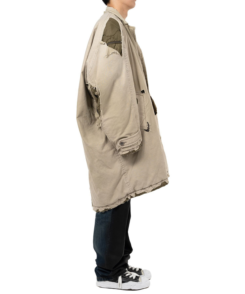 Distressed Balmacaan Coat 15