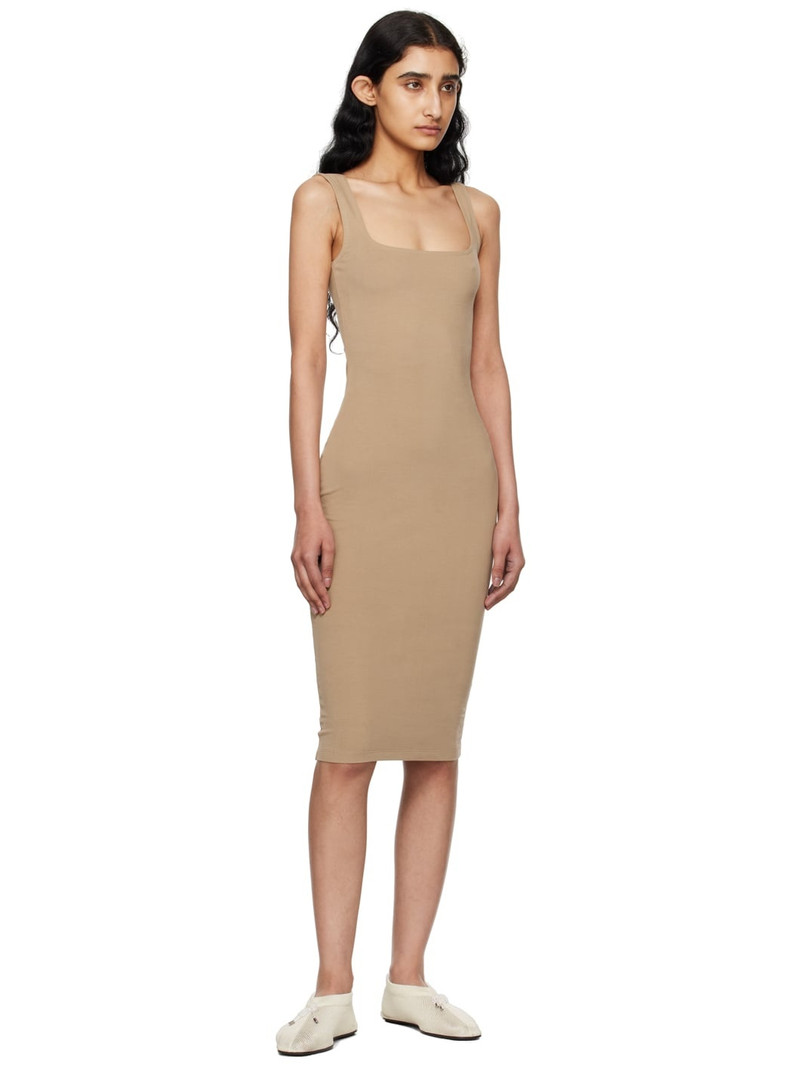 FLORE FLORE Tan Nur Midi Dress outlook