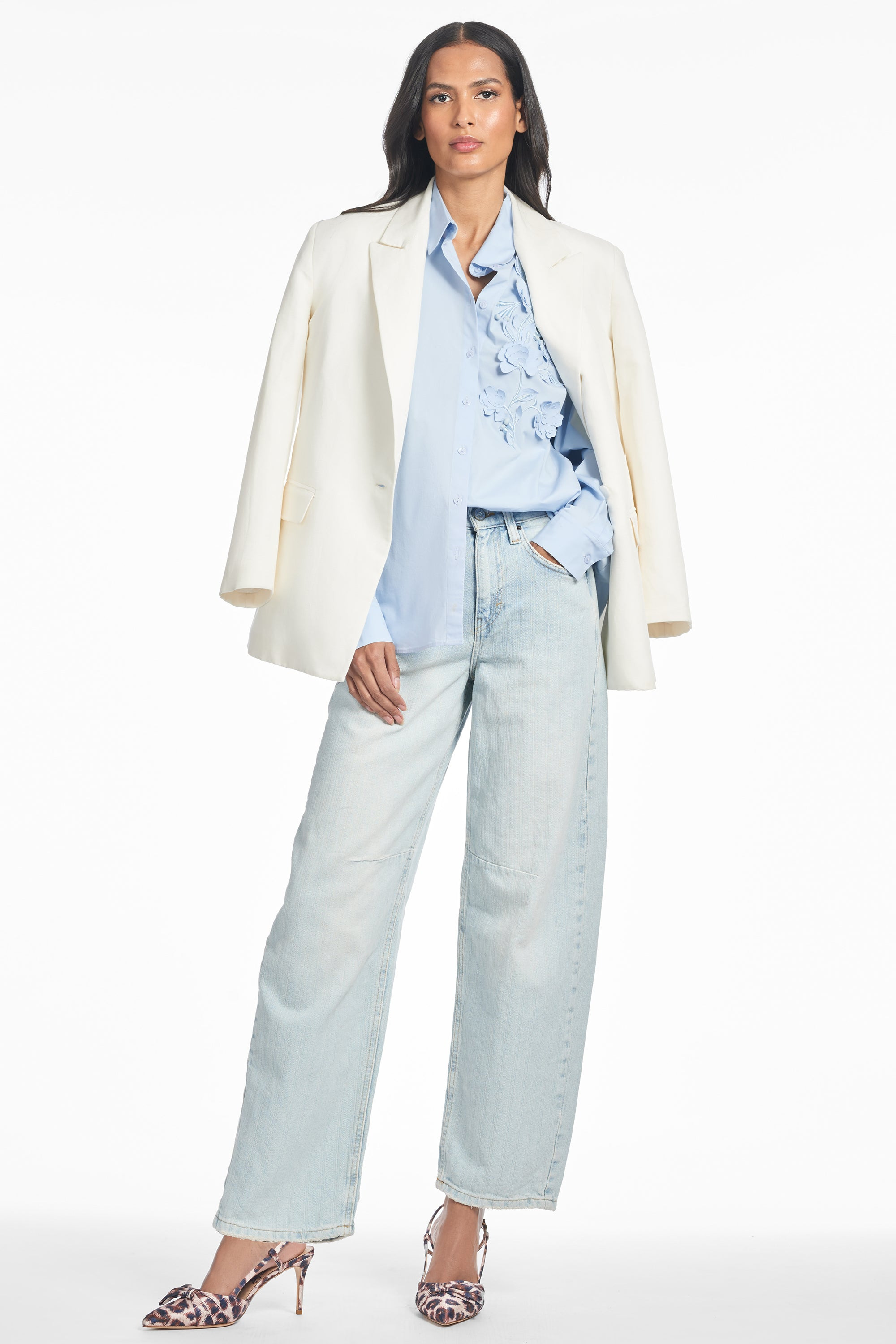 NIKITA BLAZER - ALABASTER - 3