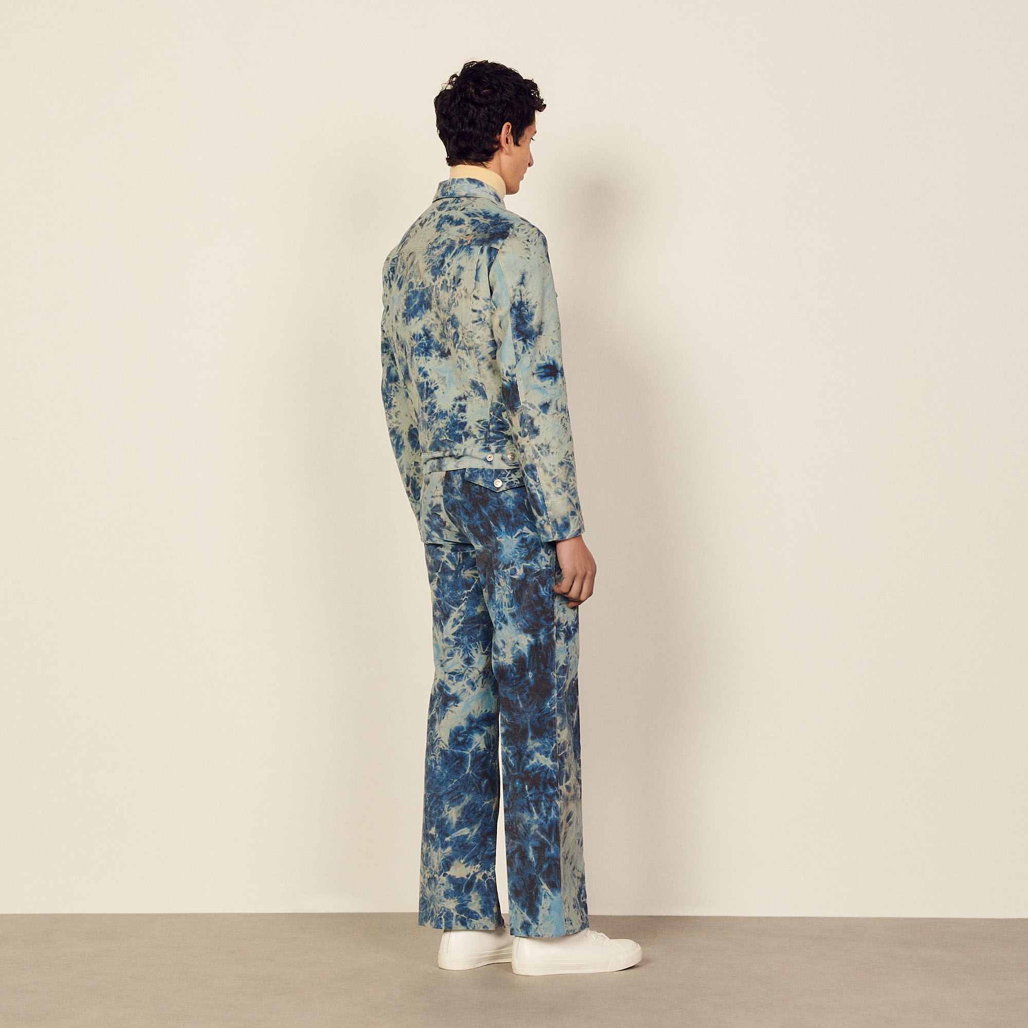 Tie-dye velvet jacket - 3