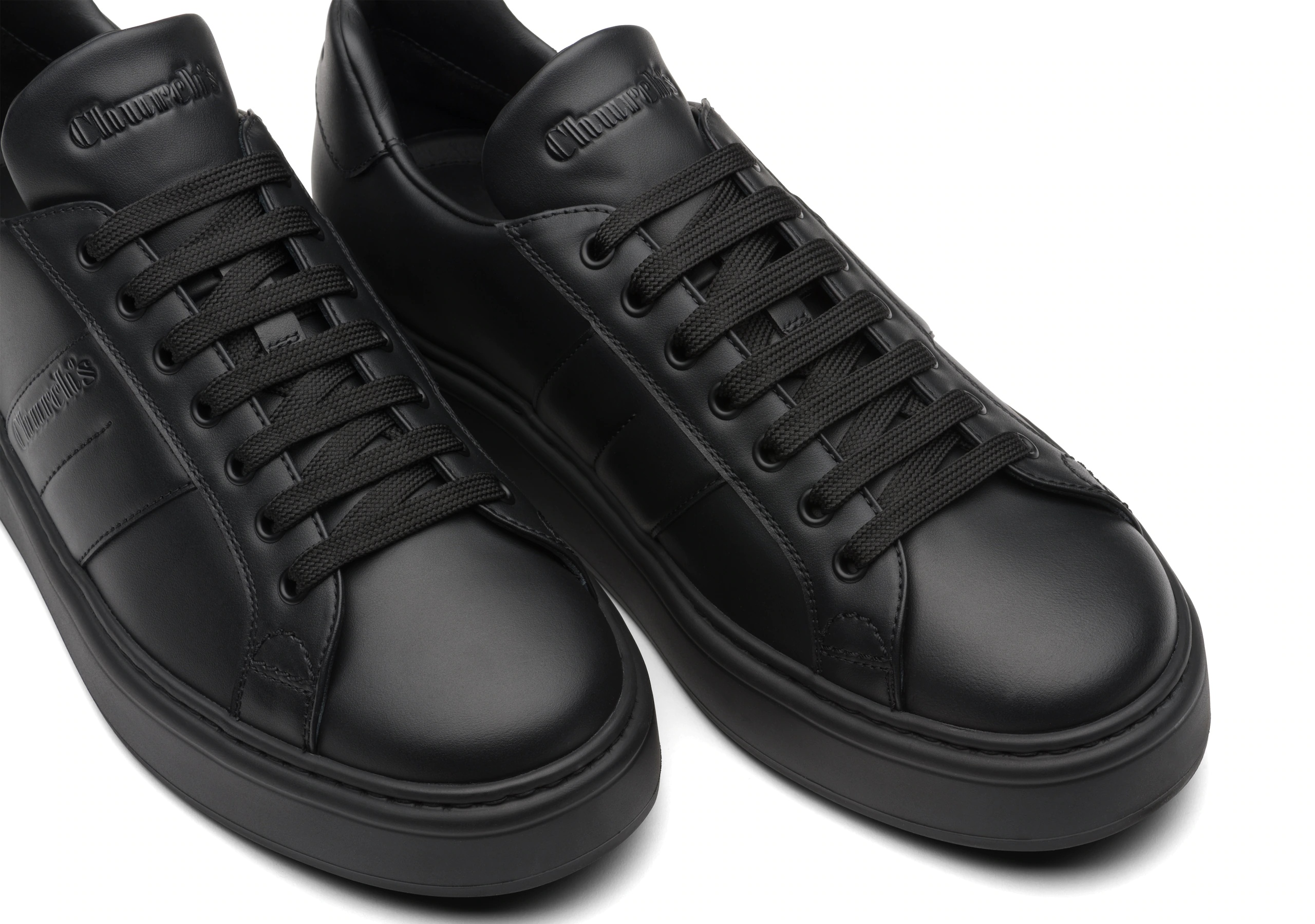 Mach 3
Calf Leather Classic Sneaker Black - 4