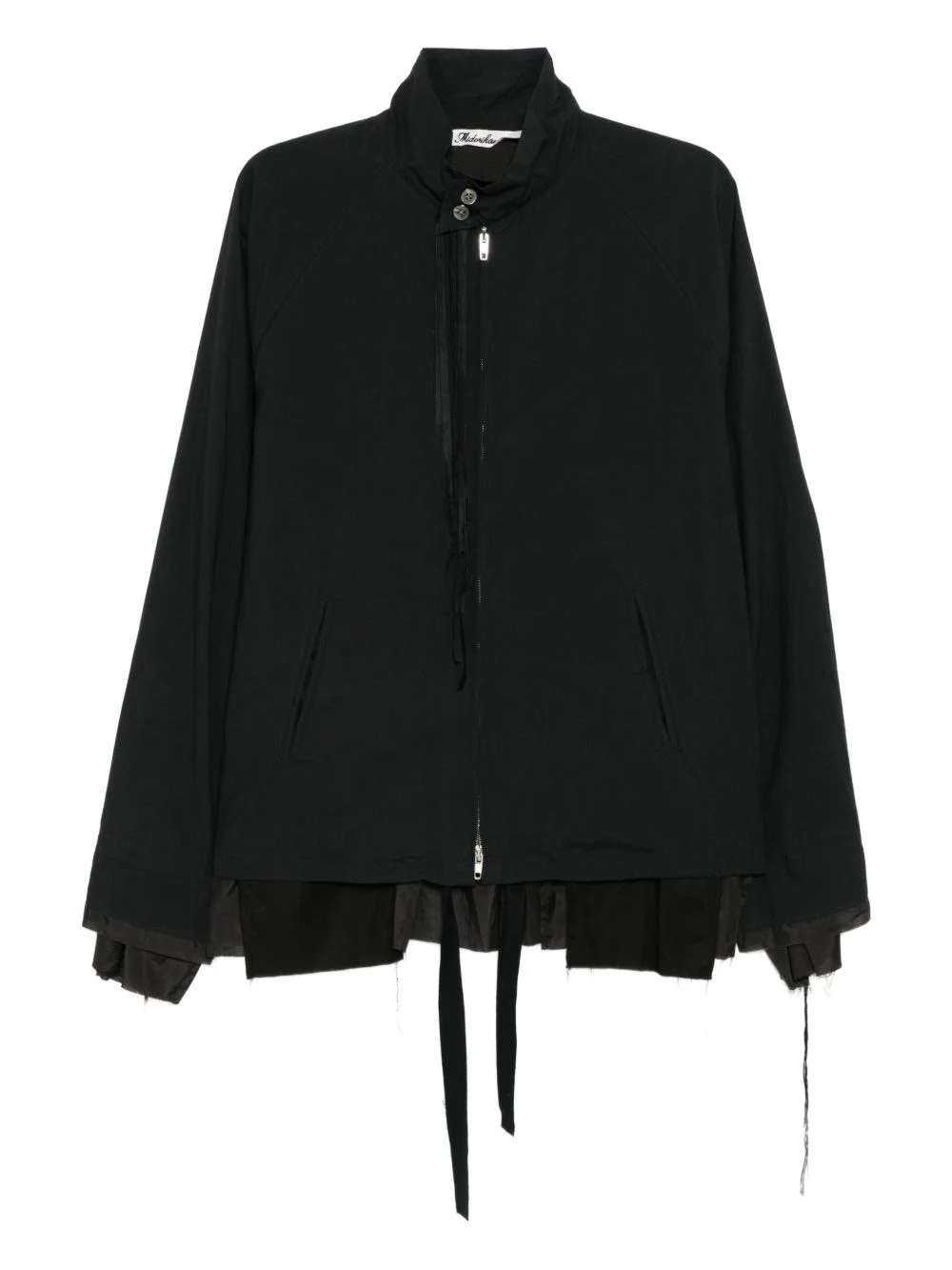 cottton zip-up jacket - 1