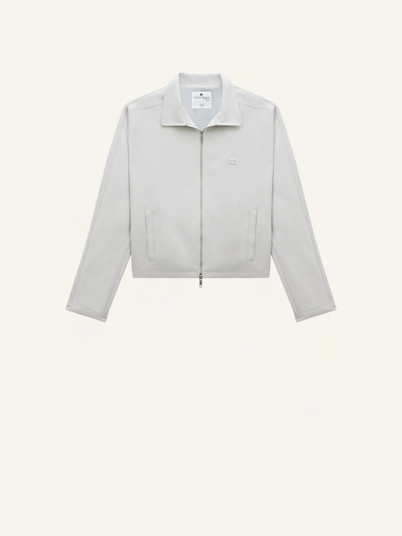 RETRO TWILL ZIPPED BOMBER JACKET 1