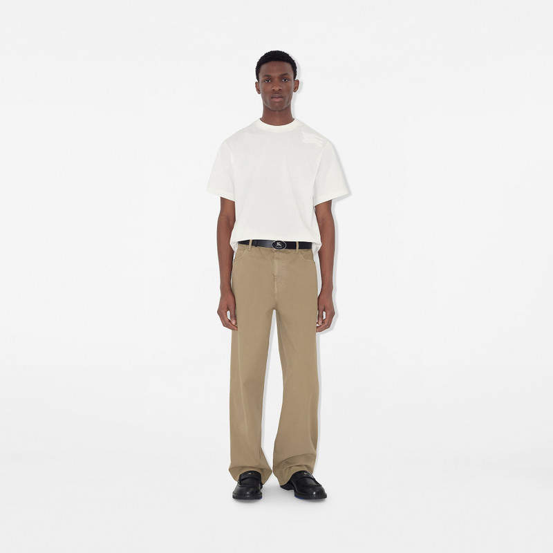 Burberry Reversible Check Oval Knight Stamp Belt​ outlook