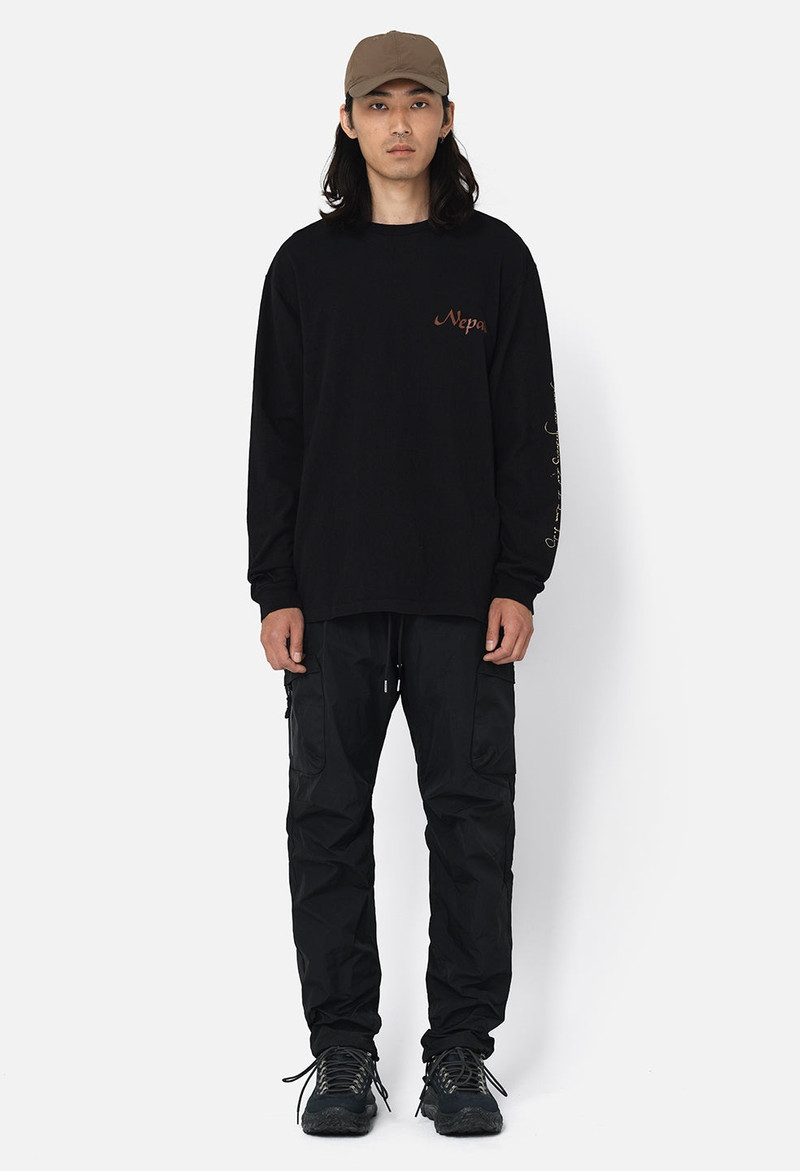 John Elliott NEPAL LS UNIVERSITY TEE outlook