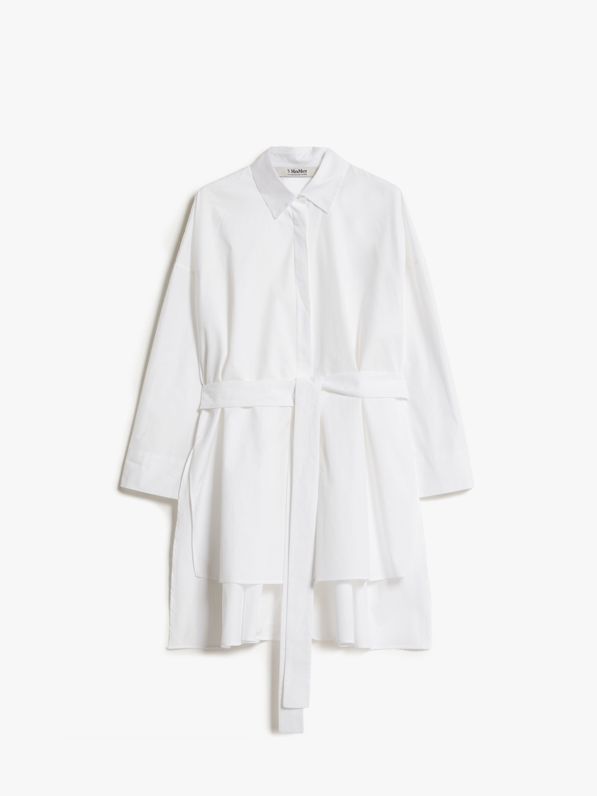 TEA Poplin shirt with belt - 1