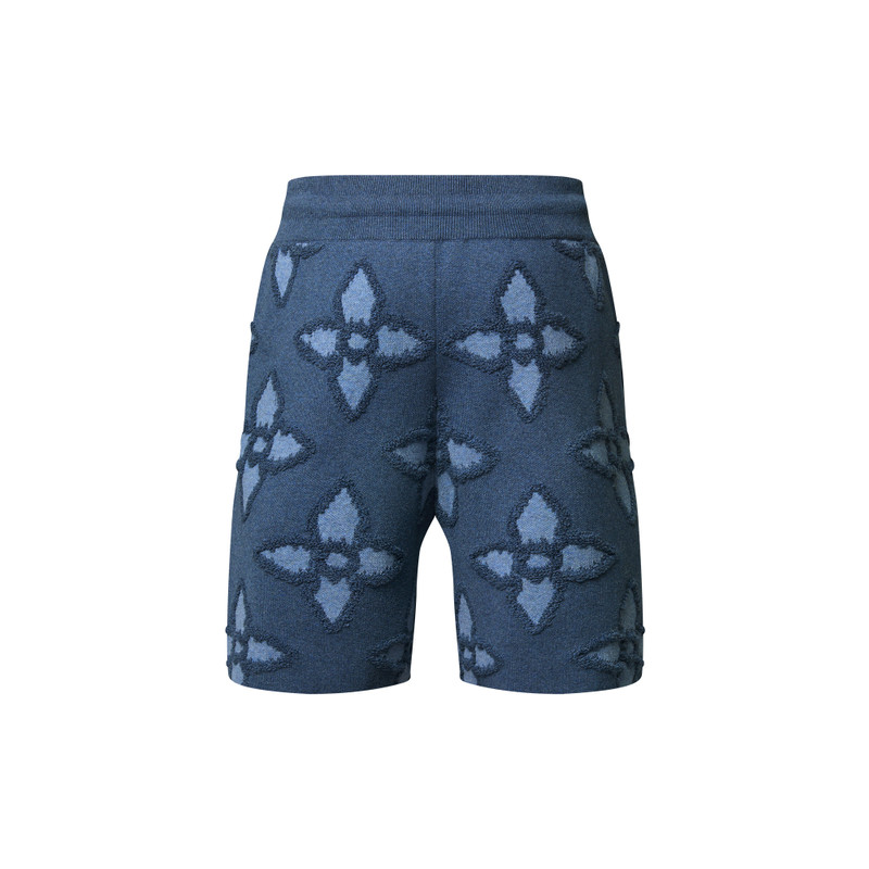 Textured Cotton Knit Shorts 3