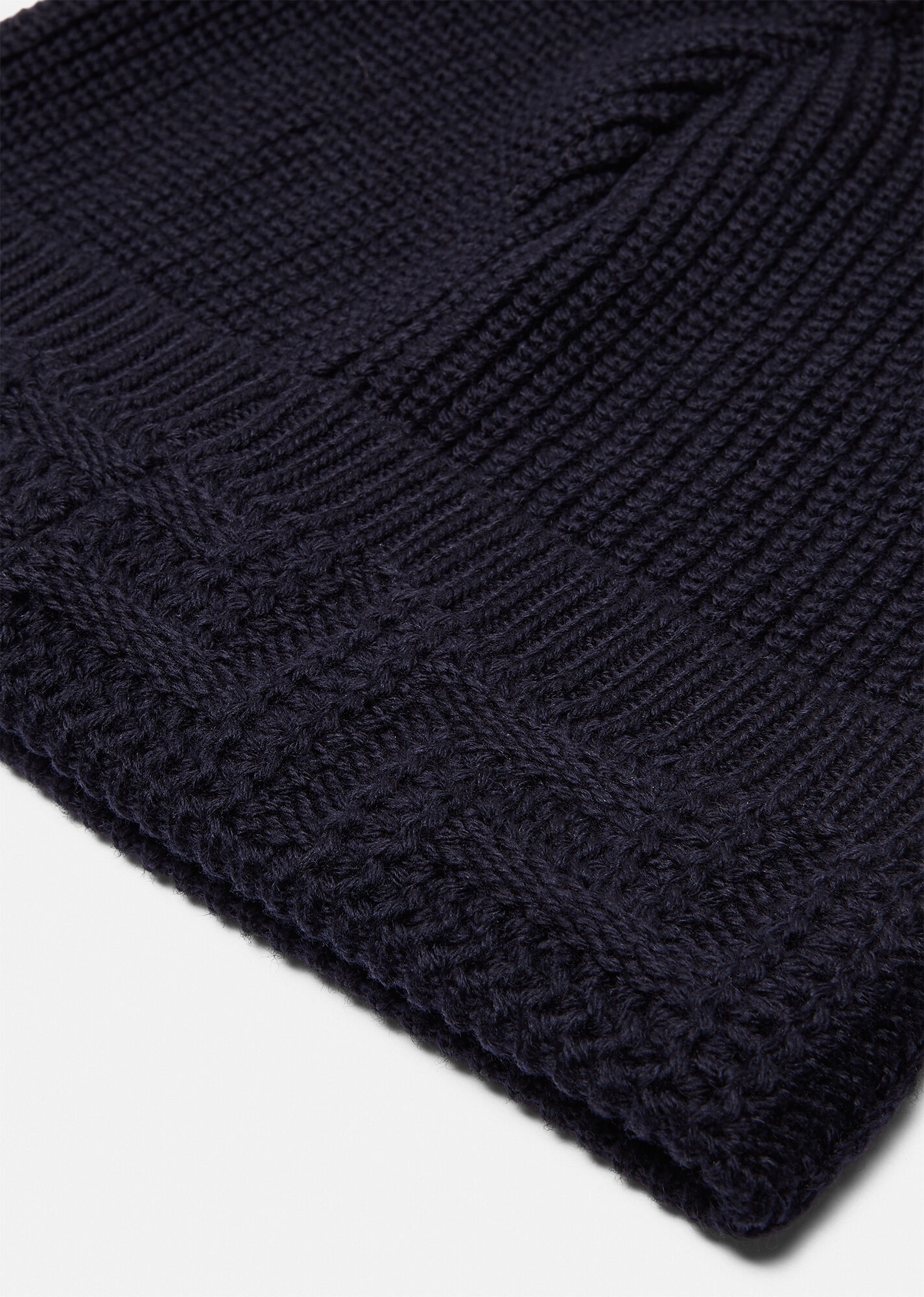 Greca Pattern Wool Beanie - 3