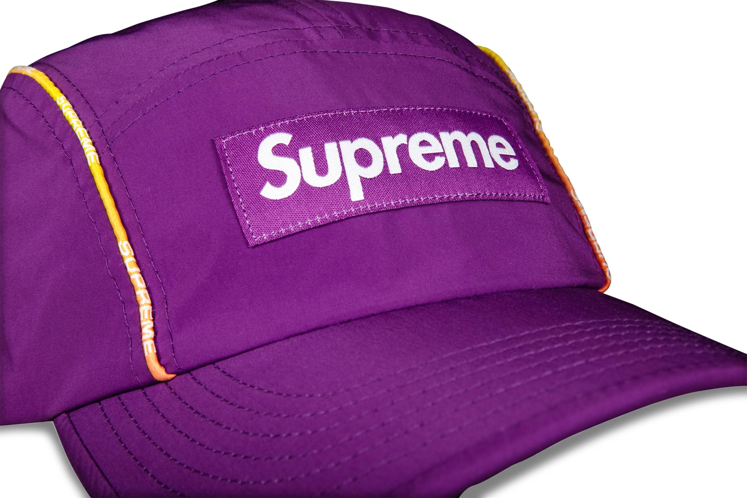 Supreme hat purple online