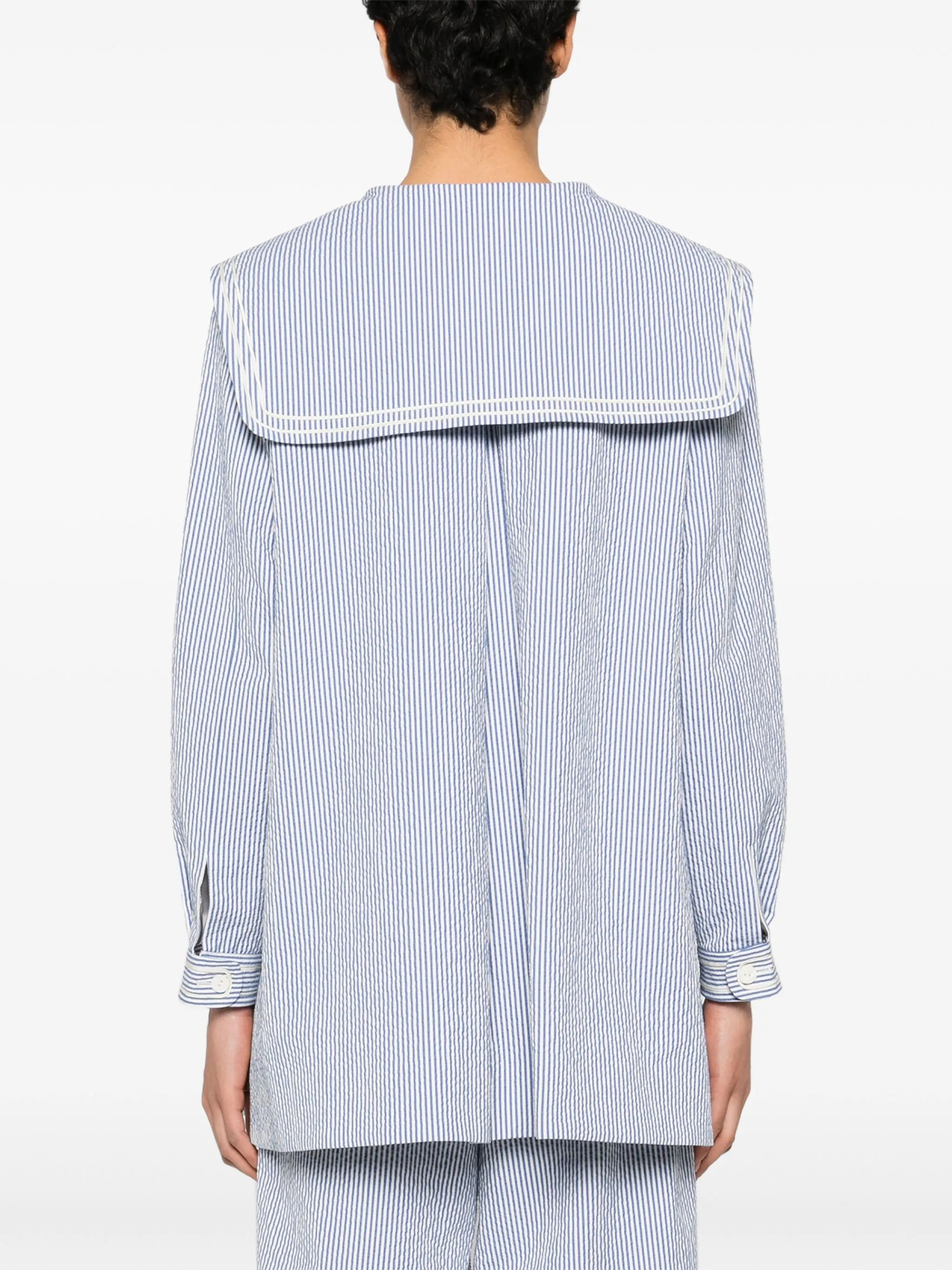 Club Stripe sailor coat - 4