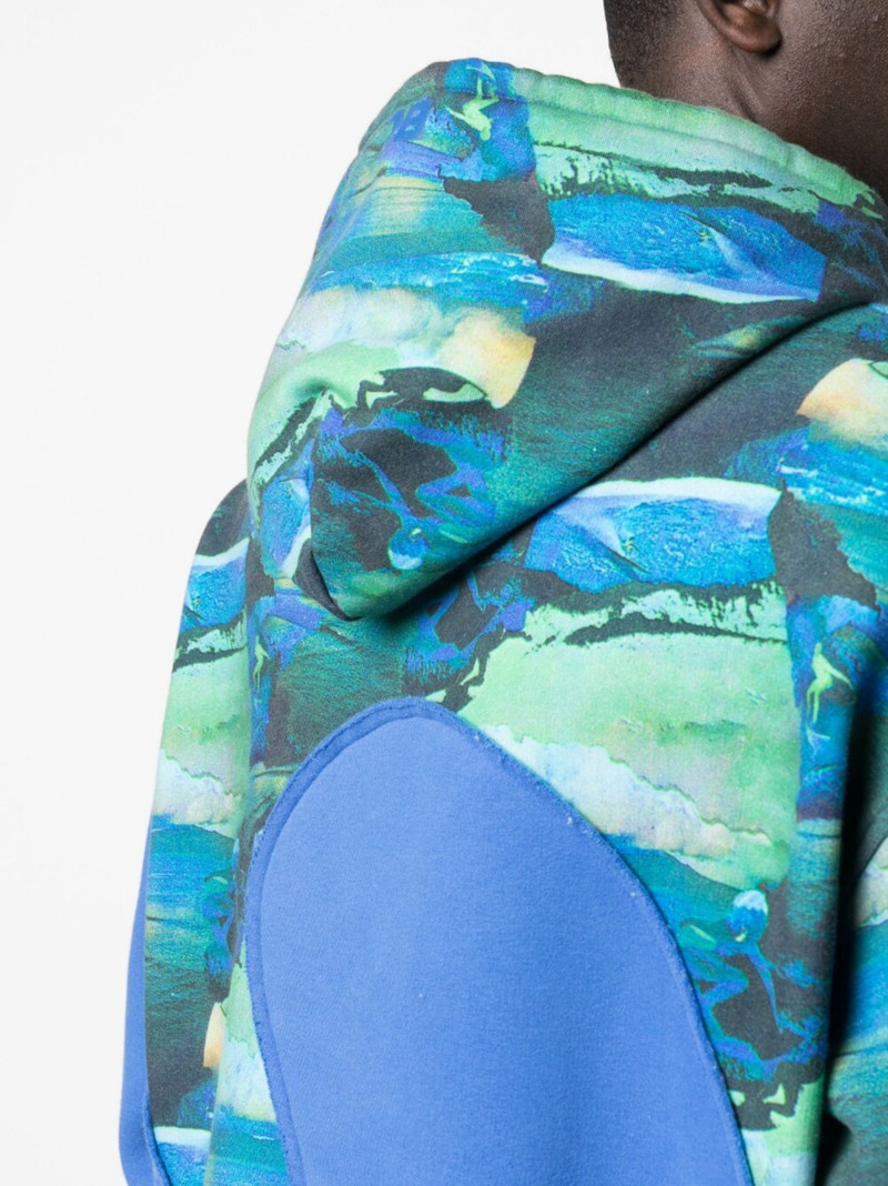 abstract-print long-sleeved hoodie 6