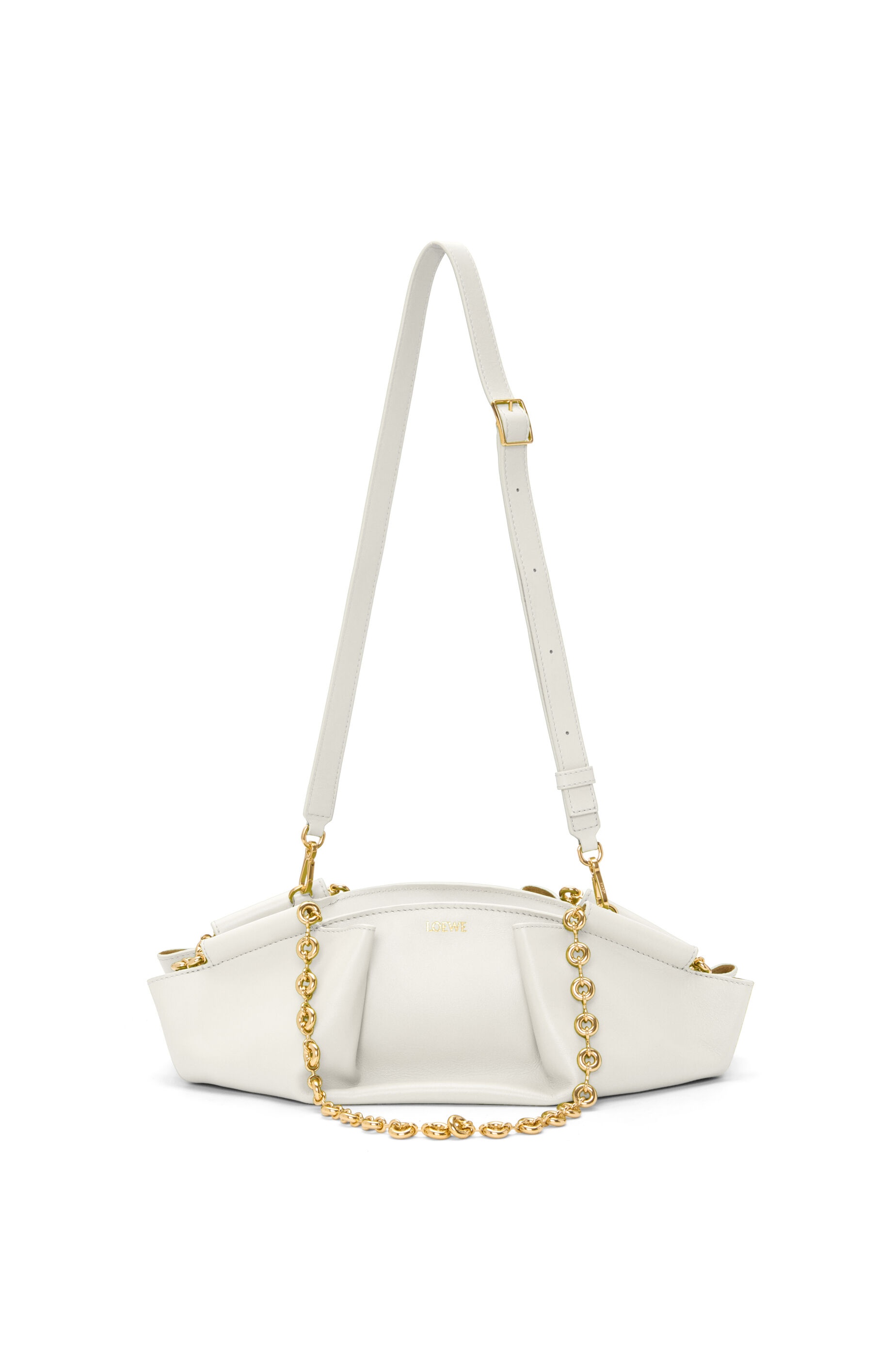Small Paseo bag in shiny nappa calfskin with chain - 5