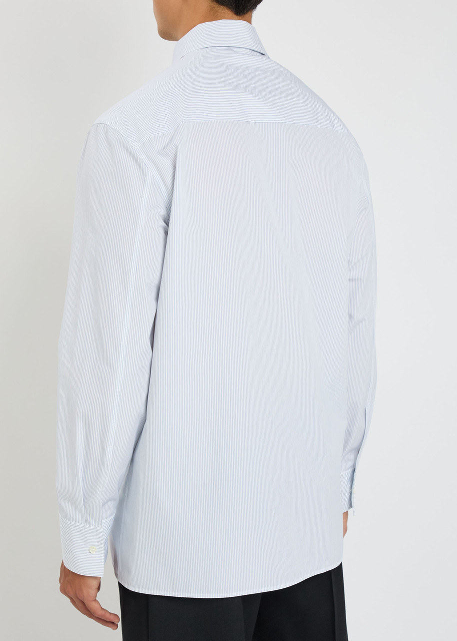 Jil Sander Tuesday Striped Cotton-poplin Shirt - 3