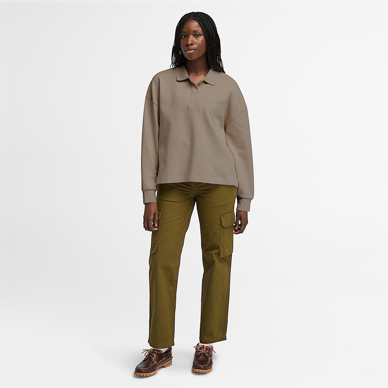 Women's Lush Polo Sweatshirt - 3