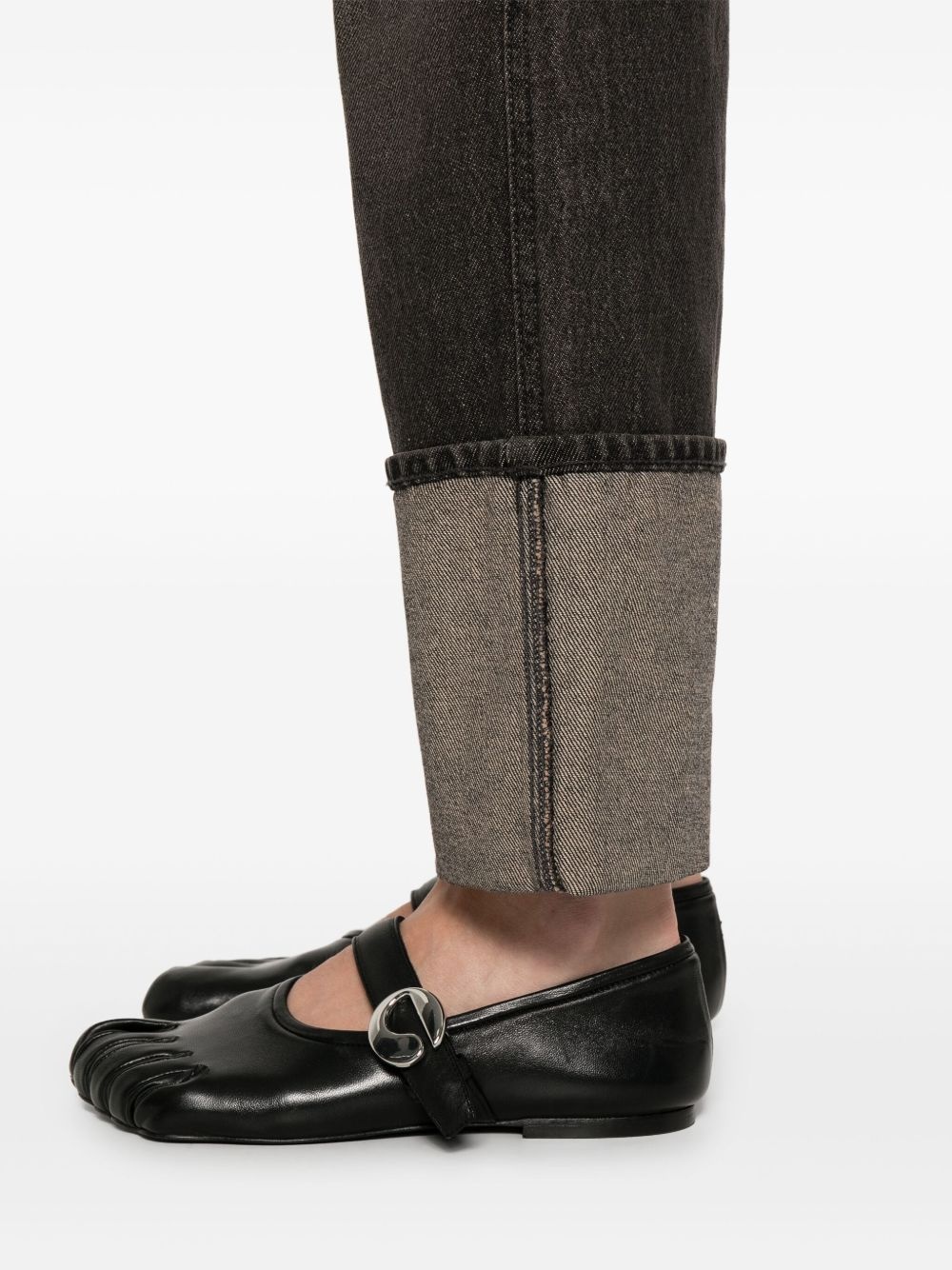 turn up-hem jeans - 5