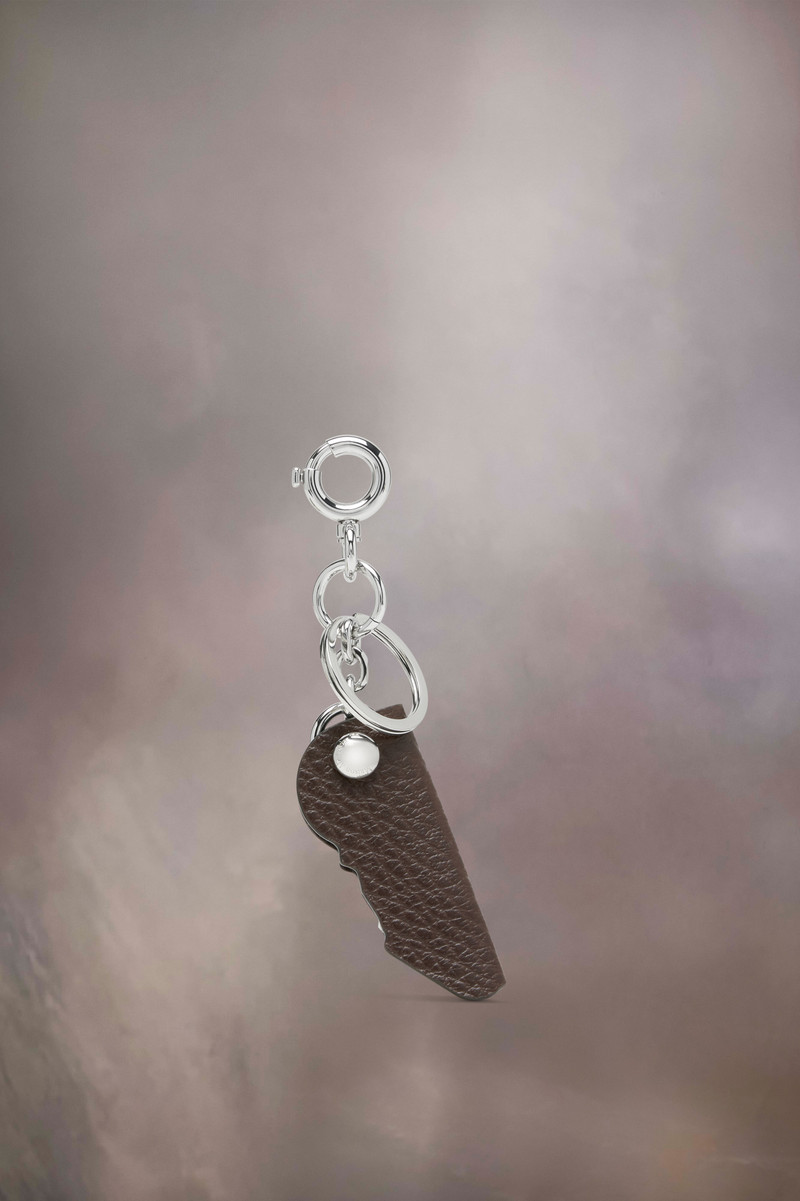 Logo leather keyring 4