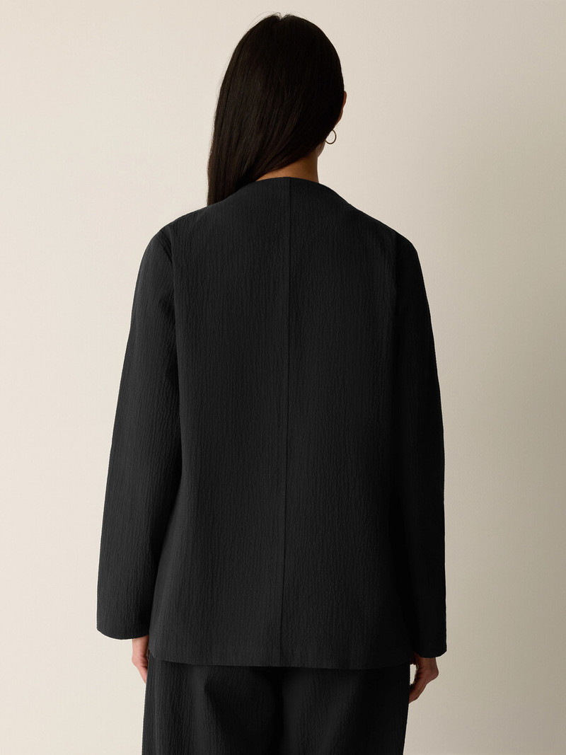 Organic Cotton Pucker Angled Jacket 4