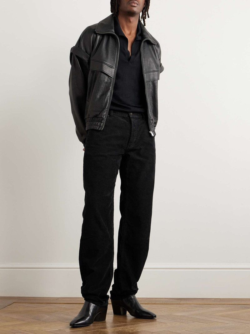 SAINT LAURENT Straight-Leg Cotton-Corduroy Trousers outlook