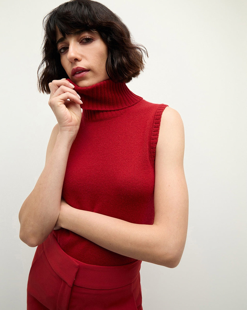 VERONICA BEARD MAZZY CASHMERE TURTLENECK outlook