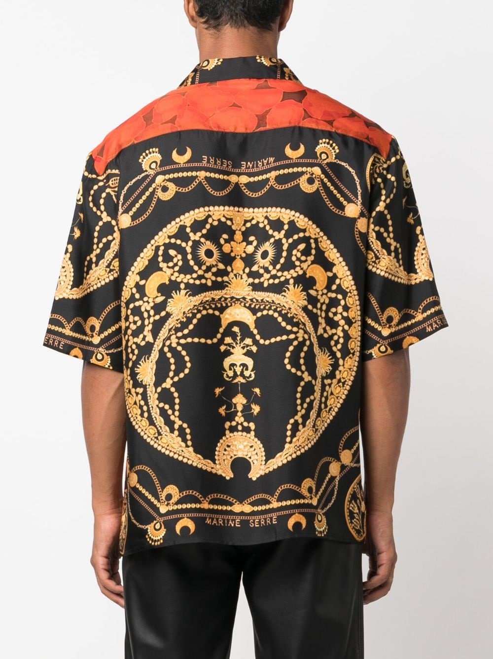 Regenerated silk jewellery-print shirt - 4