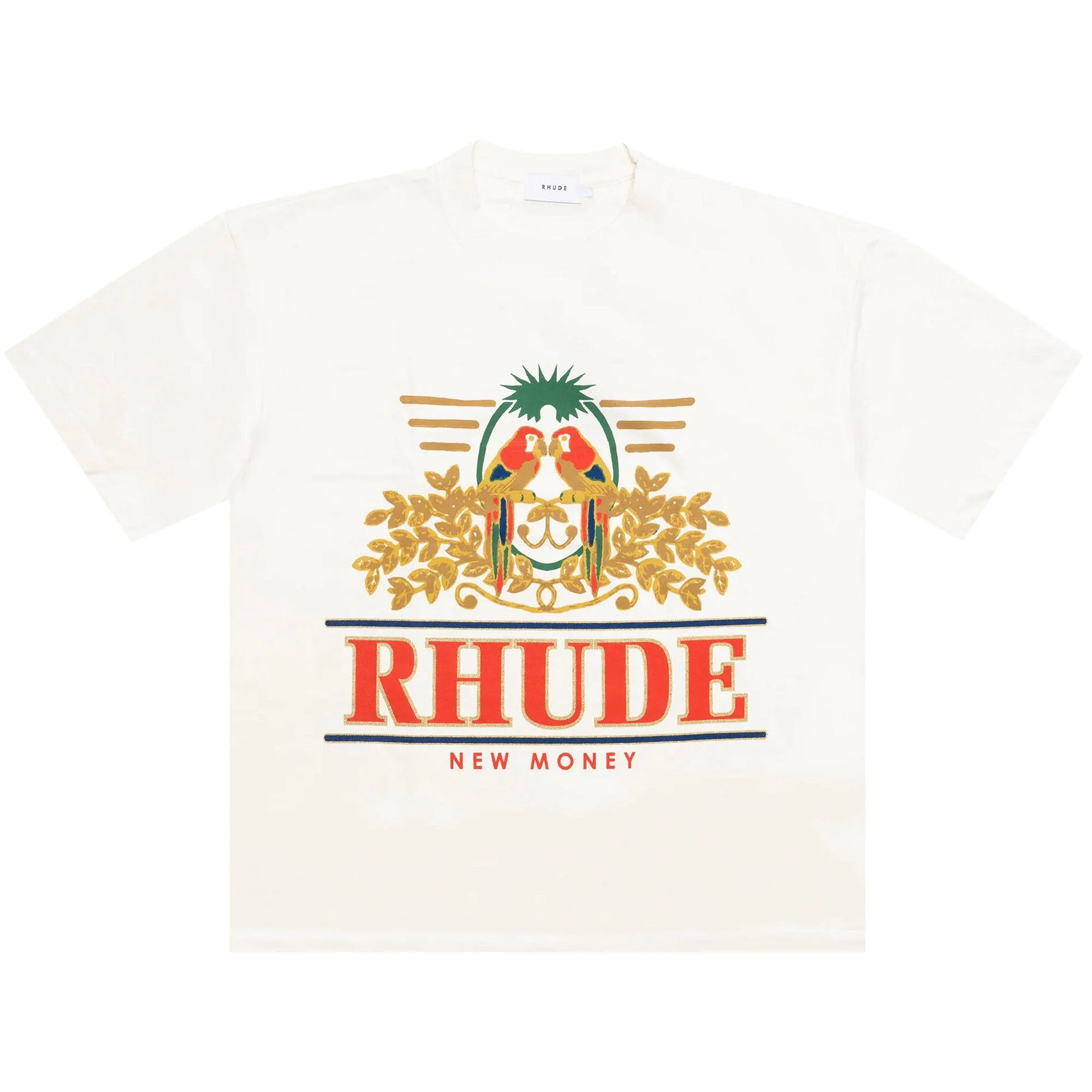 Rhude Parakeet Tee 'Vintage White' - 1