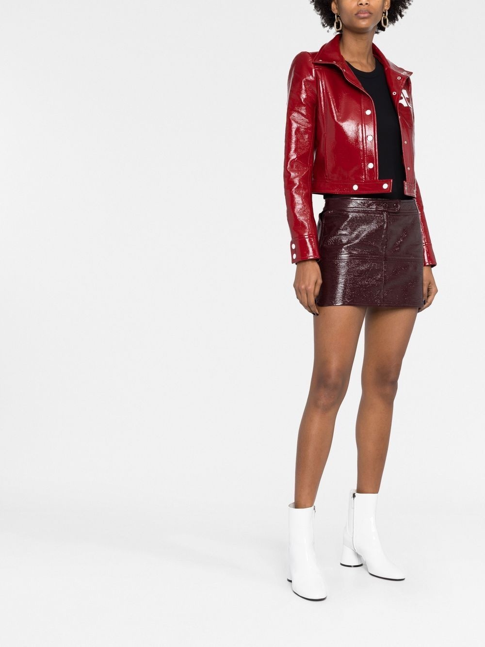patent pencil mini skirt - 2