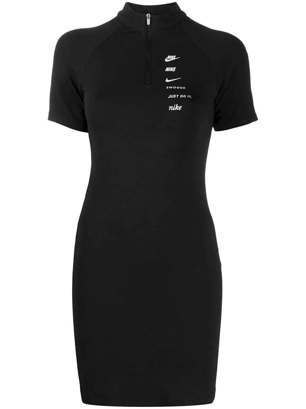 Swoosh bodycon mini dress - 1