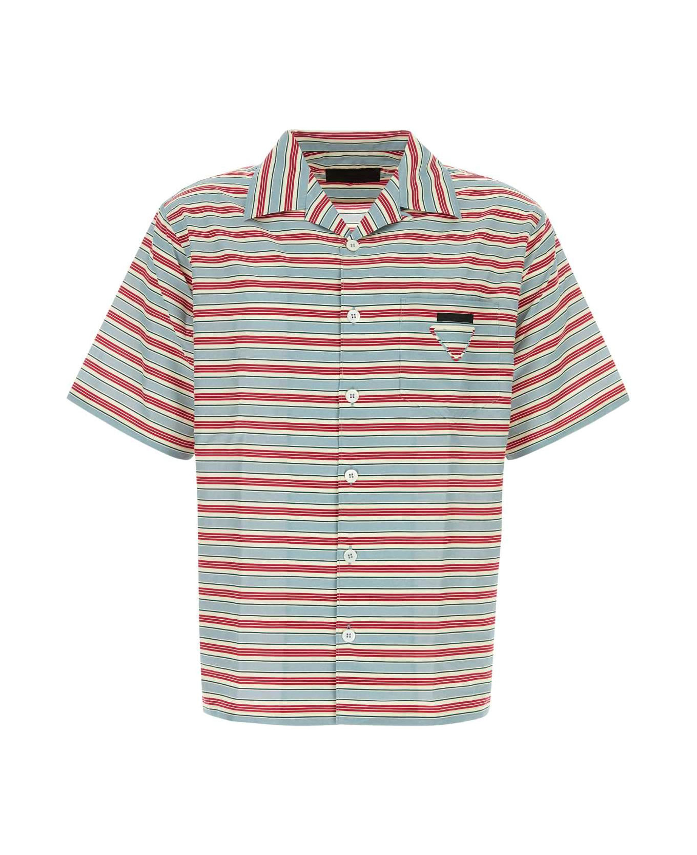 Embroidered Cotton Blend Shirt - 1