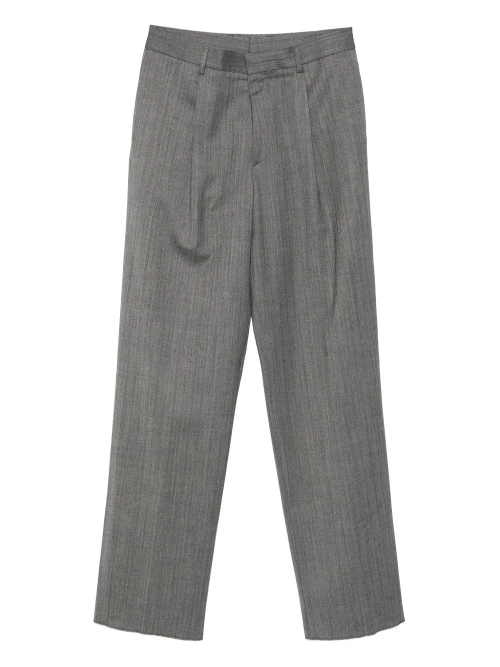 pleated-front trousers - 1