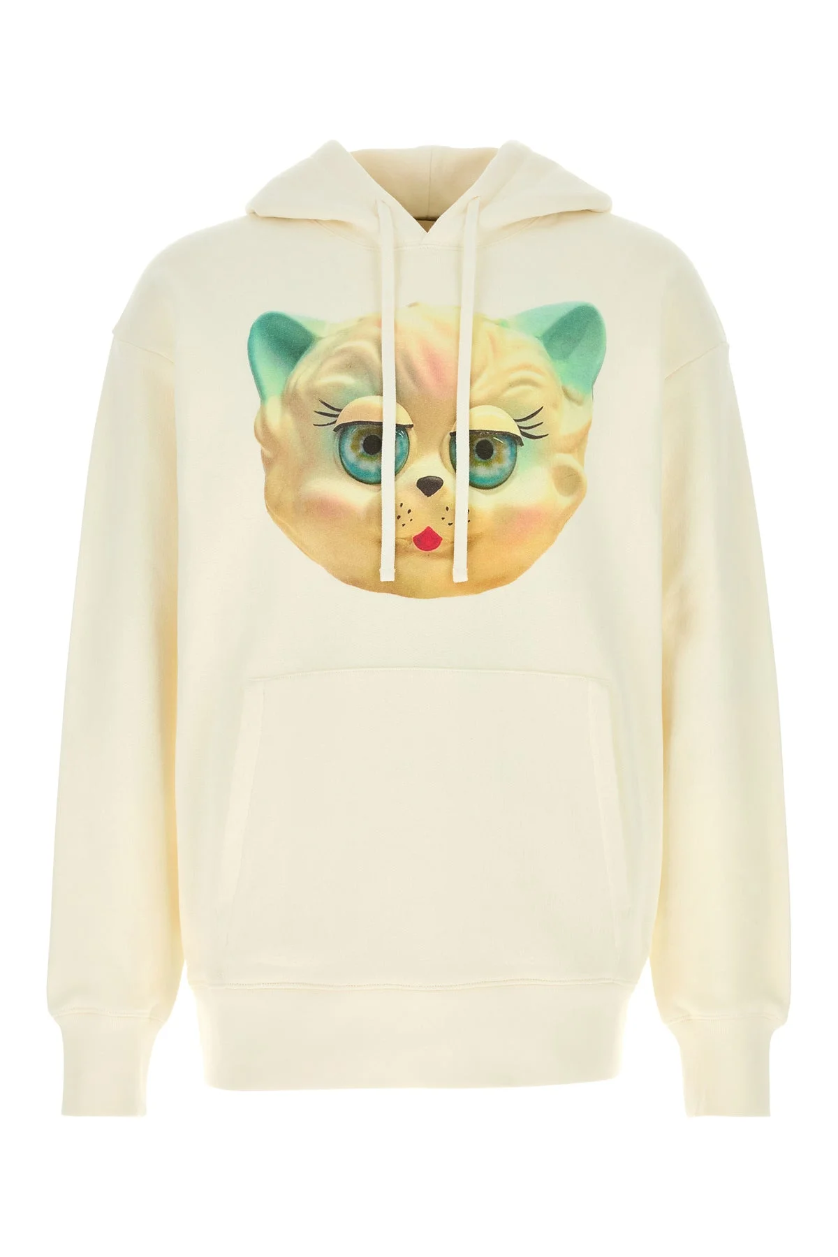 Ivory cotton sweatshirt - 1