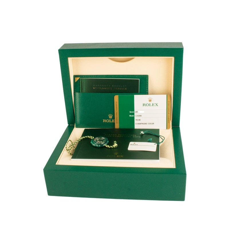 Rolex Oyster Perpetual 34 Ref 114200 White Grape Dial - 4