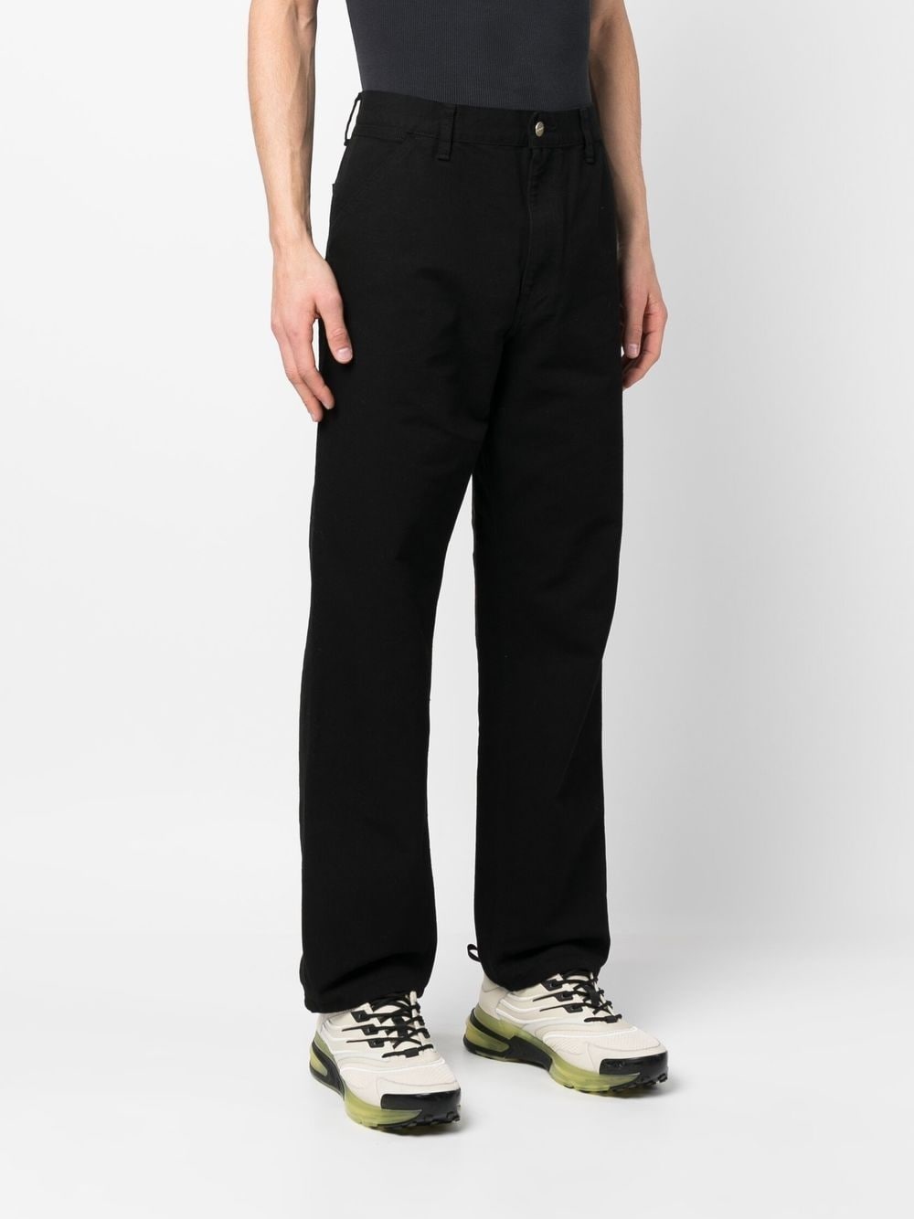 mid-rise straight-leg jeans - 3
