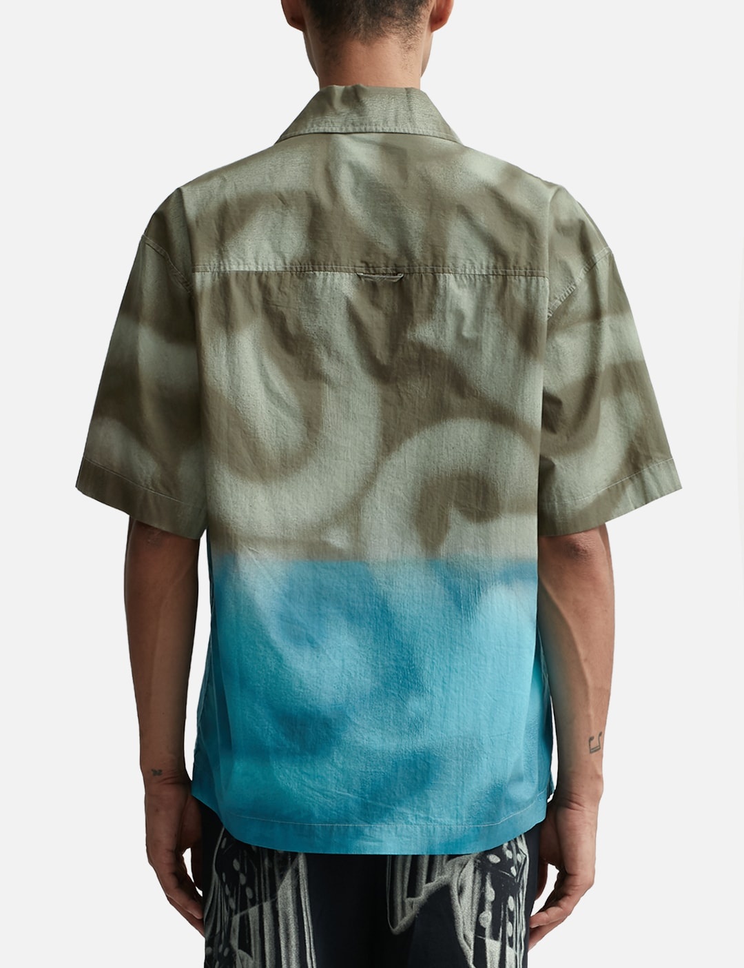 AWAKE NY X MUNDO DIP DYED CAMP SHIRT - 4