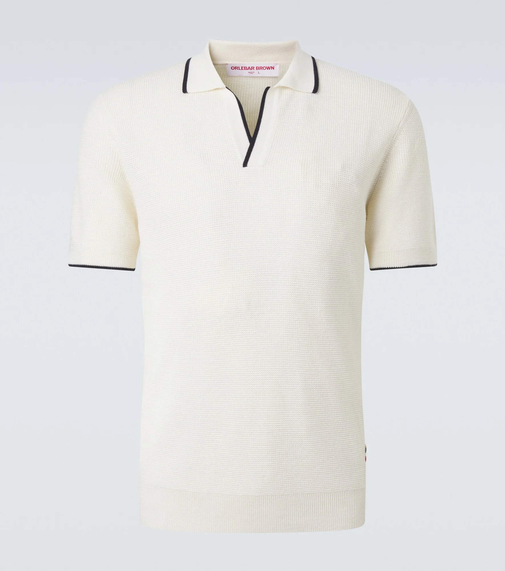 Horton wool piqué polo shirt - 1