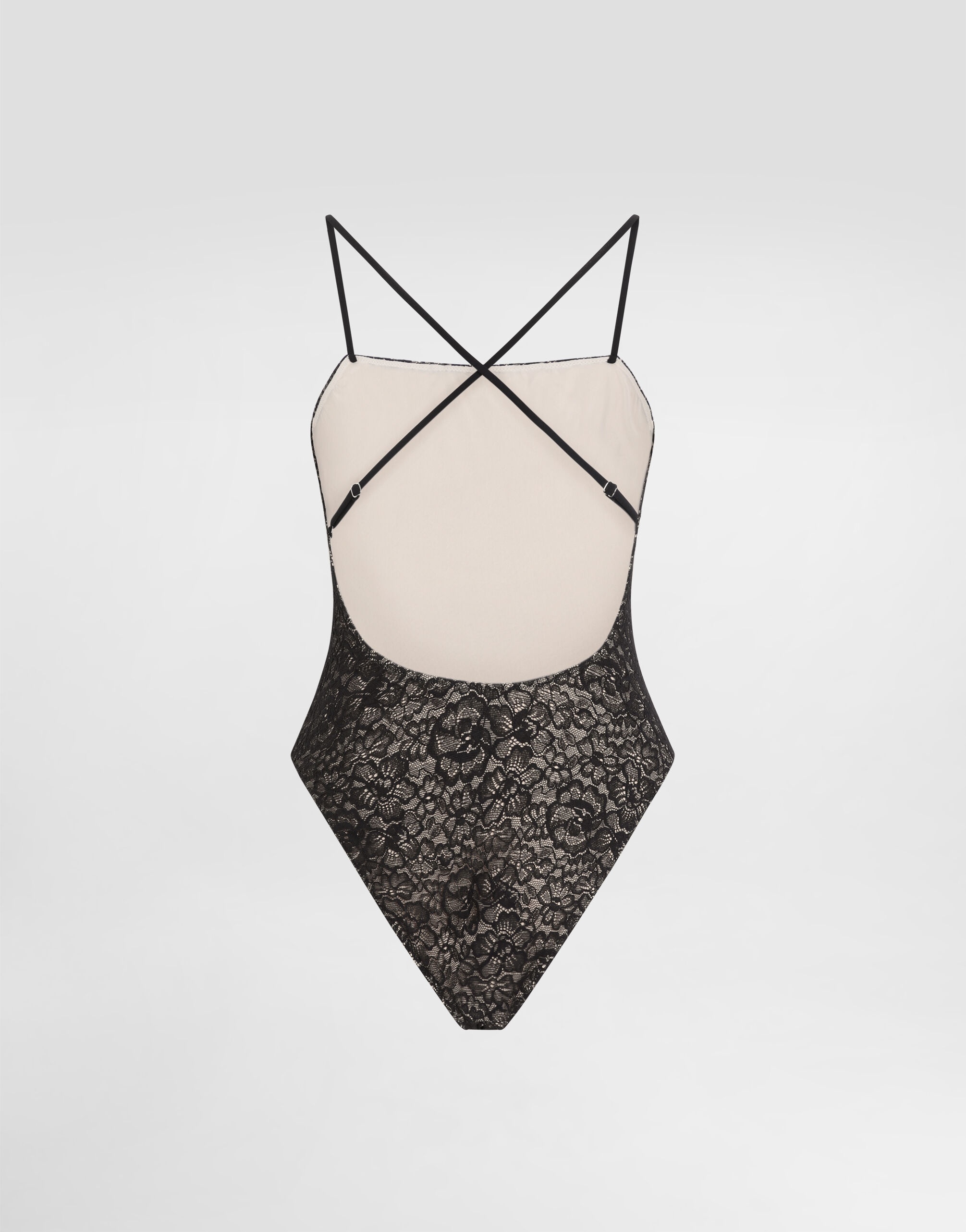 One-piece lace swimsuit - 3