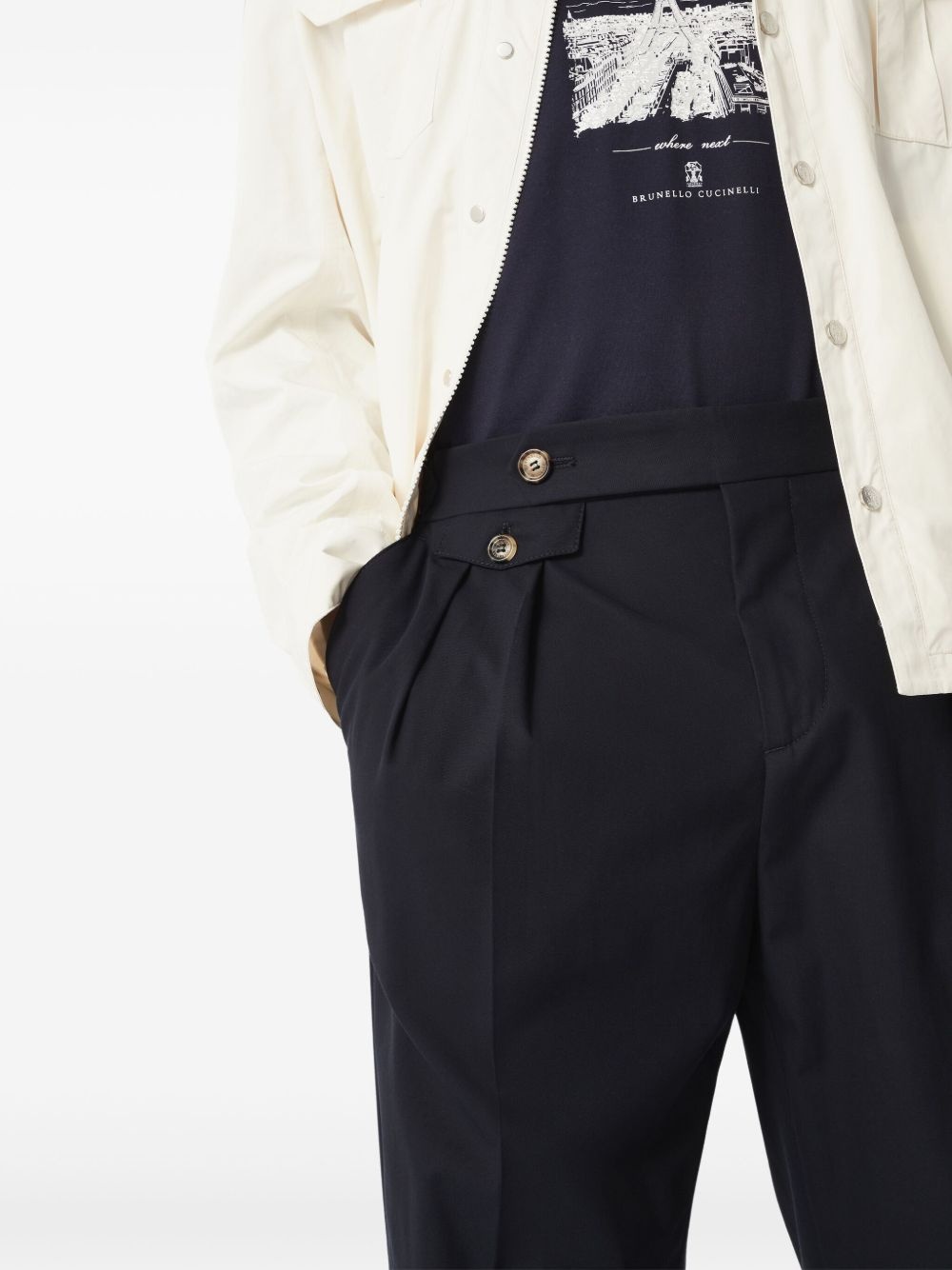 pleated trousers - 5