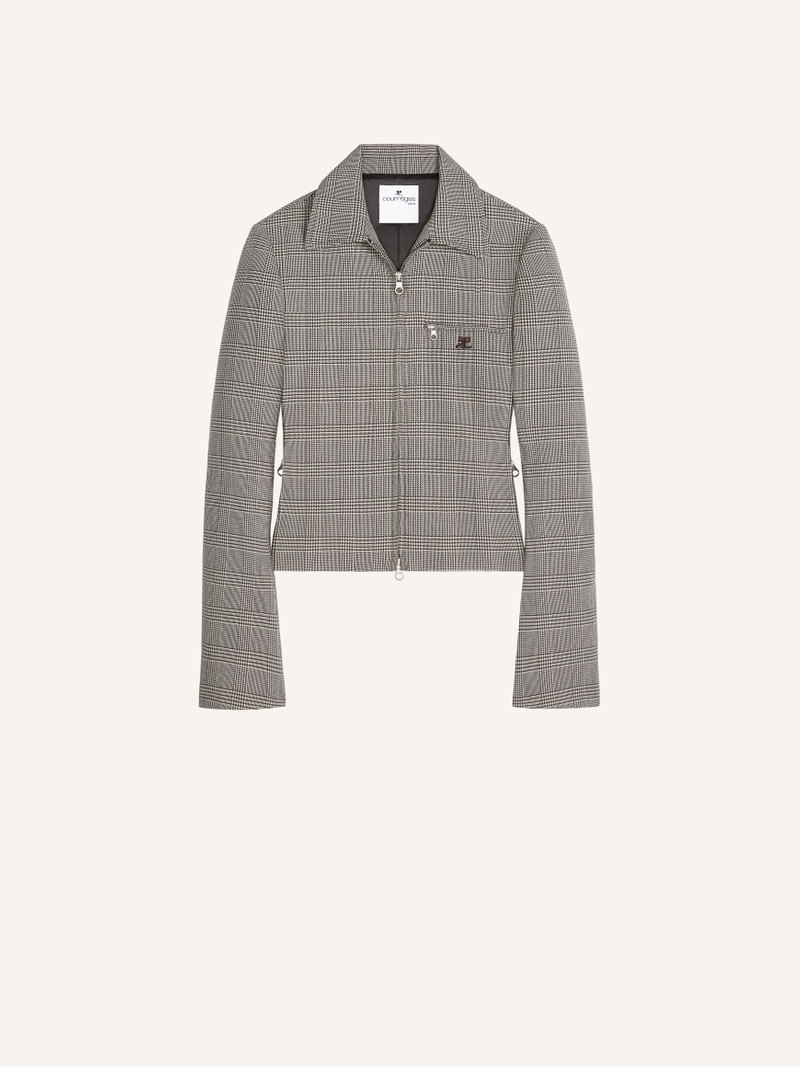 ZIPPED PRINCE OF WALES JACKET 1